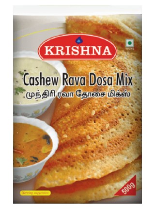 KRISHNA CASHEW RAVA DOSA MIX 500 GM