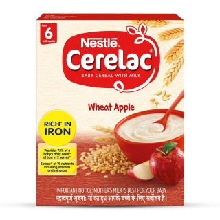 CERELAC WHEAT APPLE ( 6 TO 12 MONTHS )