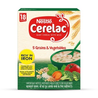 CERELAC 5 GRAIN & VEGETABLES  ( 18 TO 24 MONTHS )