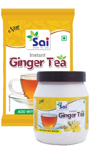 SAI INSTANT GINGER TEA  REFILL PACK 12 POUCH