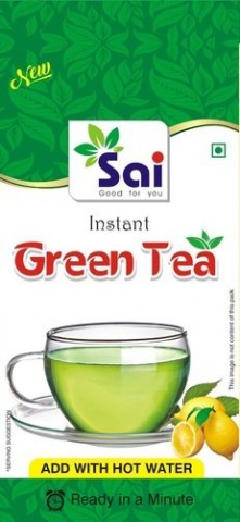 SAI INSTANT GREEN TEA  REFILL PACK 12 POUCH