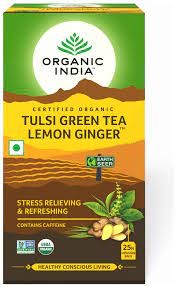 ORGANIC TULSI GREEN TEA HONEY LEMON 25 BAG
