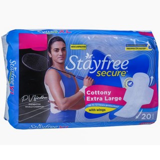 STAYFREE SECURE  COTTONY XL 20 PADS