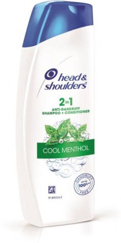 HEAD & SHOULDERS 2IN1 SHAMPOO + CONDITIONER COOL MENTHOL 72 ML