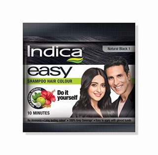 INDICA EASY HAIR COLOUR NATURAL BLACK  25 ML