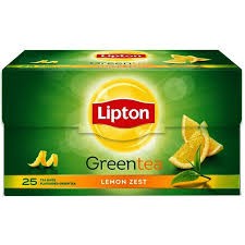 LIPTON GREEN TEA LEMON ZEST 25 BAGS