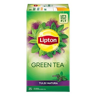 LIPTON GREEN TEA TULSI NATURA  FLAVOUR 25 BAGS