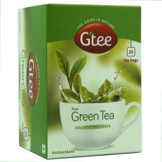 GTEE PURE GREEN TEA HERBAL 25 BAGS