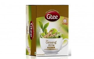 GTEE PURE GINSENG AMLA HERBAL GREEN TEA 25 BAGS