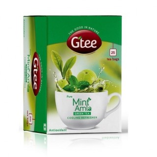 GTEE PURE MINT AMLA HERBAL GREEN TEA 25 BAGS