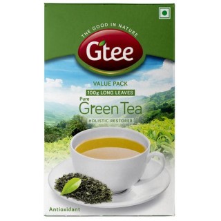 GTEE 100 % PURE LONG LEAVES GREEN TEA HERBAL 100 G