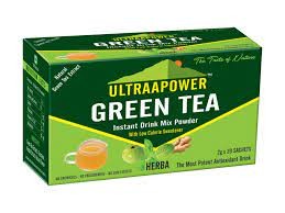 ULTRA A POWER INSTANT HERBA GREEN TEA 20 SACHETS
