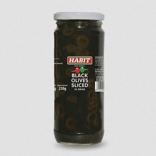 HABIT BLACK OLIVES SLICED 