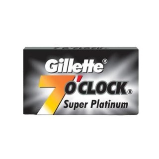 GILLETTE 7 O CLOCK SUPER PLATINUM 10 NOS BLADES