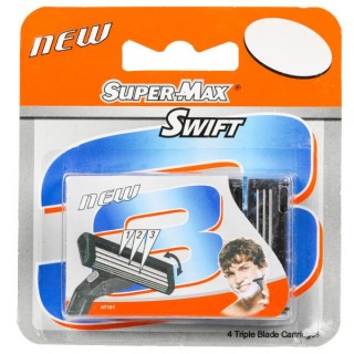 SUPER MAX SWIFT 4 TRIPLE BLADE CARTRIDGES