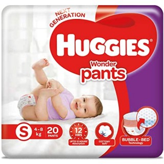 HUGGIES WONDER PANTS 4-8 KG - S -  20 PANTS