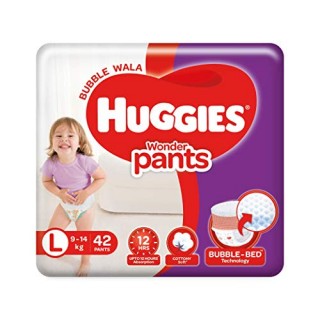 HUGGIES WONDER PANTS 9-14 KG - L - 42 PANTS