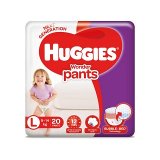 HUGGIES WONDER PANTS 9-14 KG - L - 20 PANTS