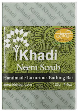 KHADI LUXURIOUS NEEM SCRUB  SOAP