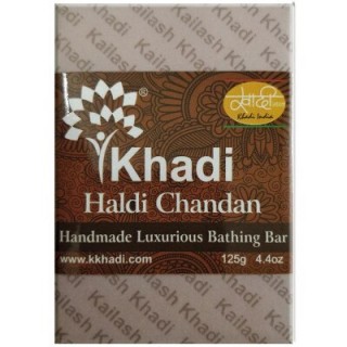 KHADI LUXURIOUS HALDI CHANDAN SOAP 125 GM