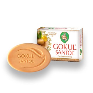 GOKUL SANDAL SANDALWOOD SOAP 75 GM