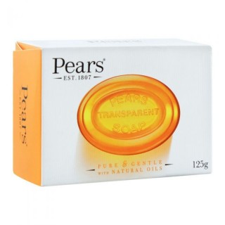 PEARS SOAP PURE AND GENTLE NATURAL  OIL TRANSPARENT  125 GM