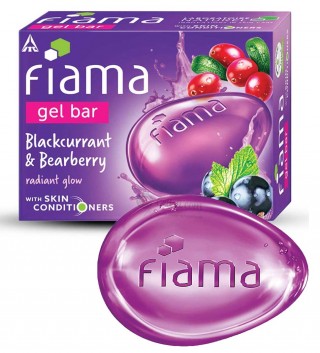 FIAMA GEL BAR BLACKCURRANT & BEARBERRY 125 GM