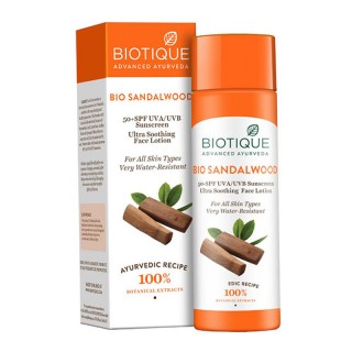 BIOTIQUE BIO SANDALWOOD FACE LOTION 120 ML