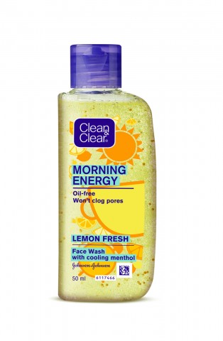 CLEAN & CLEAR MORNING ENERGY FACE WASH LEMON FRESH 50 ML