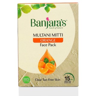 BANJARAS MULTANI MITTI ORANGE  100 GM