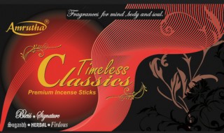 AMRUTHA'S TIME LESS CLASSICS AGARBATHIES 5 IN 1 300 G
