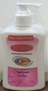FLASH HAND WASH ROSE FLAVOUR 250 ML SPRAY 1 + 1 OFFER