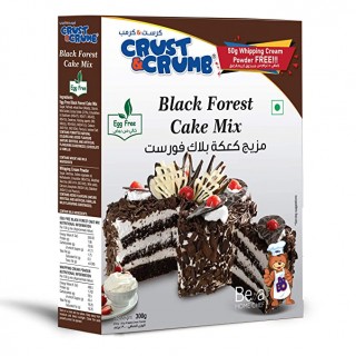 CRUST CRUMB BLACK FOREST CAKE MIX EGG FREE 300 GM