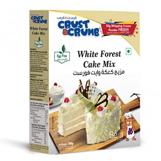 CRUST CRUMB WHITE FOREST CAKE MIX 300 GM
