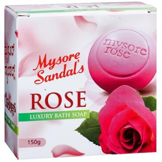 MYSORE SANDALS ROSE LUXURY BATH SOAP  150 GM