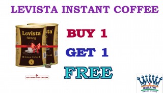 LEVISTA INSTANT STRONG COFFEE 100 GM + 100 GM OFFER