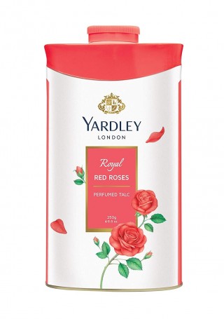 YARDLEY ROYAL RED ROSES PERFUMED TALC 250 GM