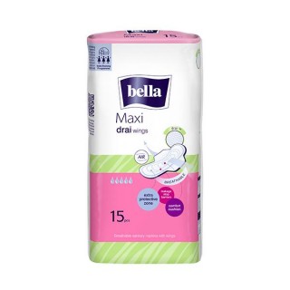 BELLA MAXI DRAI WINGS 15 PADS