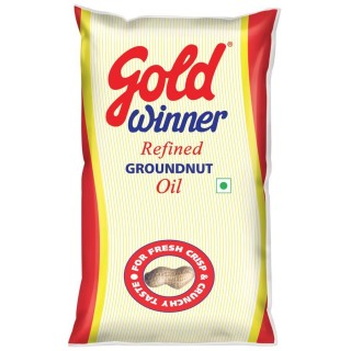 GOLD WINNER REFINDED GROUNDNUT OIL 1 LITRE,