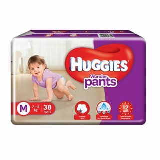 HUGGIES WONDER PANTS 7-12 KG - M - 38 PANTS
