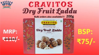 CRAVITOS DRY FRUIT LADDU 200 GM