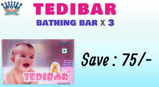 TEDIBAR SOAP 75 GM X 3