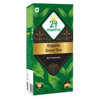 24 MANTRA ORGANIC GREEN TEA 25 BAGS