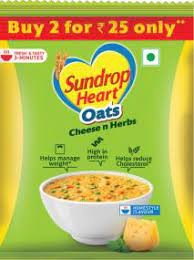 SUNDROP OATS CHEESE N HERBS RS.25/-