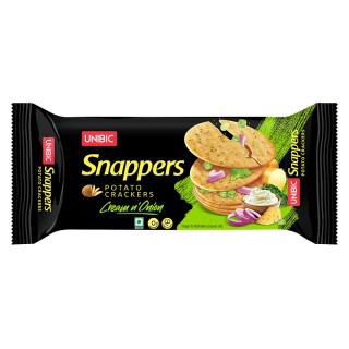 UNIBIC SNAPPERS CREAM N ONION 75 GM