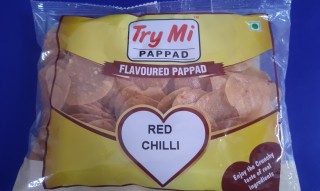 TRY MI PAPPADS RED CHILLI 200 GM