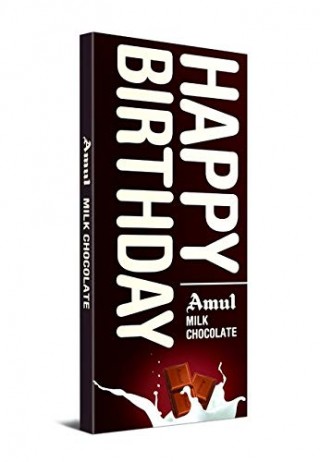 AMUL HAPPY BIRTHDAY MILK CHOCOLATE RS.110/-