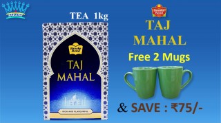 TAJ MAHAL TEA 1 KG FREE 2 MUGS