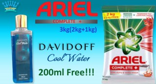 ARIEL 3 KG - FREE DAVID OFF BODY WASH 