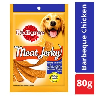 PEDIGREE MEAT JERKY BARBECUED CHICKEN 80 GM